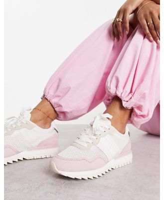 Tommy Jeans retro Evolve pink and white sneakers
