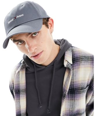 Tommy Jeans sport cap in dark grey