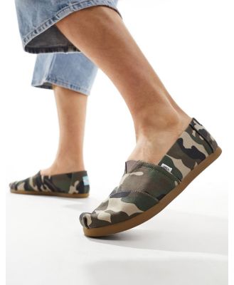 Toms Alpargata espadrilles in camo-Green