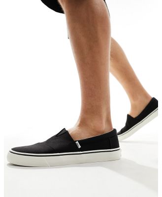 Toms Alpargata Fenix slip on sneakers in black