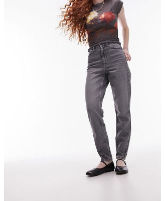 Topshop mom jeans in grey