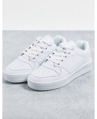Truffle Collection chunky flatform sneakers in white