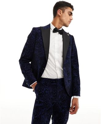 Twisted Tailor Arundati suit jacket in navy