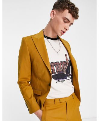 Twisted Tailor Buscot suit jacket in yellow