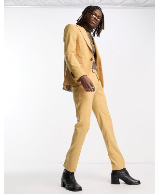 Twisted Tailor Buscot suit pants in honey yellow