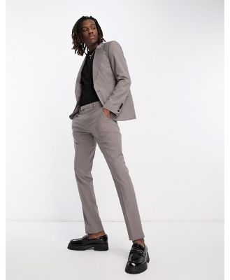 Twisted Tailor Buscot suit pants in mink grey-Neutral