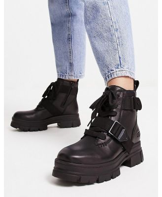 UGG Ashton lace up boots in black