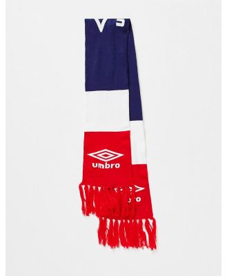 Umbro Home Turf scarf in navy and red-Multi