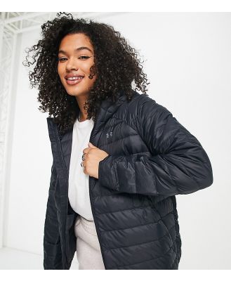 Under Armour 2.0 down puffer jacket with hood in black