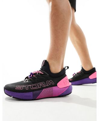 Under Armour HOVR Phantom 3 SE Storm winterised trainers in black and pink