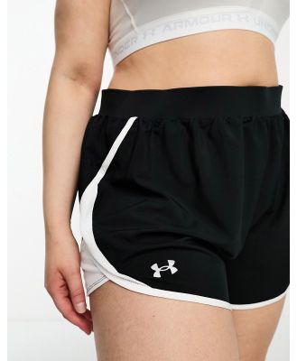 Under Armour Plus Fly By 2.0 shorts in black