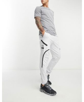 Under Armour Unstoppable cargo pants in white (part of a set)