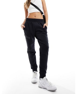 Under Armour Unstoppable fleece trackies in black