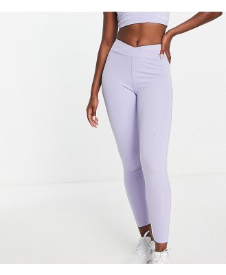 VAI21 v shape waist leggings in lilac (part of a set)-Purple