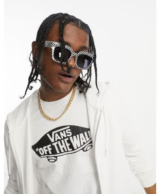 Vans Belden sunglasses in black white checkerboard