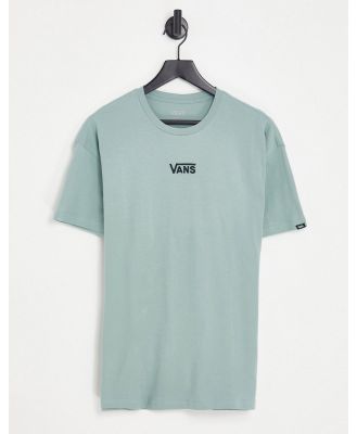 Vans Center Drop t-shirt in green-Blue
