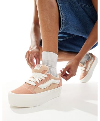 Vans Knu Stack sneakers in peach-Pink