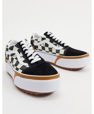 Vans Old Skool Stacked checkerboard sneakers in multi