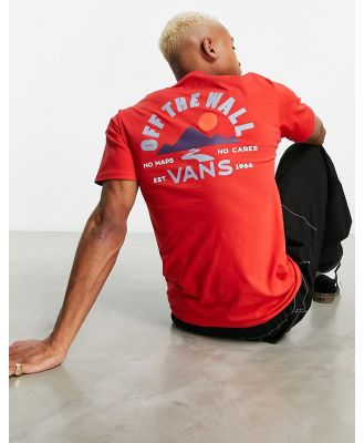 Vans Outdoor Club back print t-shirt in red
