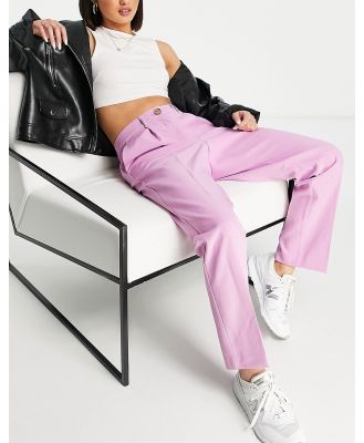 Vero Moda tailored straight leg pants in pink (part of a set)