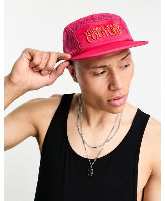 Versace Jeans Couture mesh surf cap in pink