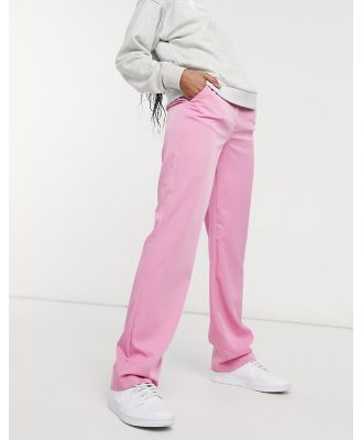 Vila tailored high waisted pants in pink