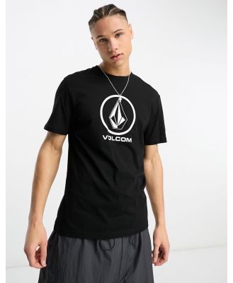 Volcom Crisp Stone t-shirt with chest logo in black