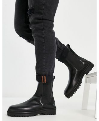 Walk London astoria chelsea boots in black leather