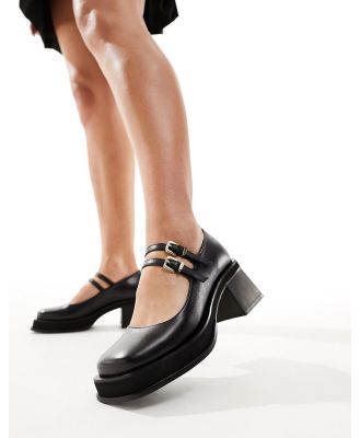 Walk London Lily mary jane shoes in black leather