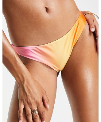 Weekday bikini briefs in pink and orange ombre-Multi