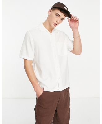 Weekday Chill short sleeve shirt in beige-Neutral