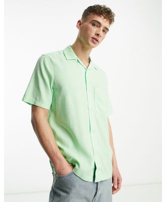 Weekday Chill short sleeve shirt in light green