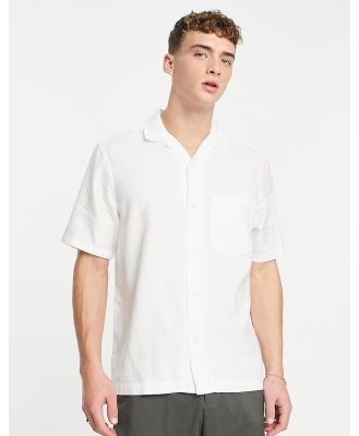 Weekday Chill short sleeve shirt in white