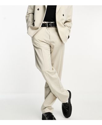 Weekday Lewis regular fit suit pants in light grey exclusive to ASOS (part of a set)