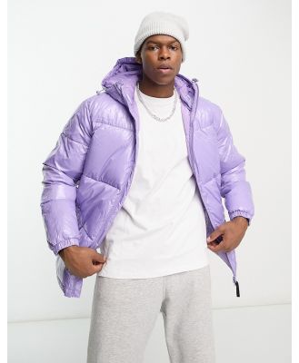 WESC puffer coat in purple