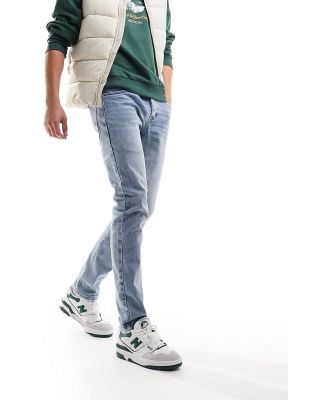 WESC relaxed fit jeans in light blue