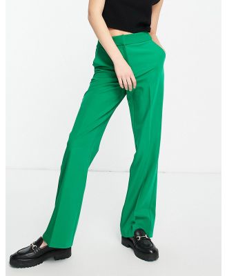 Y.A.S tailored dad pants in bright green (part of a set)