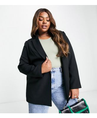 Yours tailored blazer in black