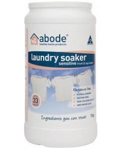 Abode Front & Top Load Laundry Soaker ZERO Fragrance Free 1kg