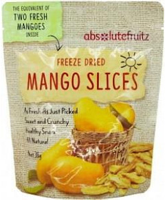 Absolutefruitz Freeze Dried Mango - Two Mangoes 35g