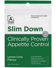 ACTIVATED NUTRIENTS Slim Down (Clinically Proven Appetite Control) Lemon-Lime 45g