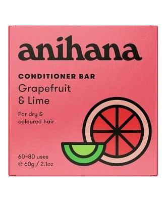 Anihana Conditioner Bar Grapefruit & Lime Dry Damaged Hair 60g