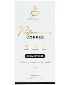 BEFORE YOU SPEAK Performance Coffee Unsweetened 4.5g x 30 Pack