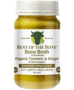 BEST OF THE BONE Bone Broth Beef Concentrate Organic Turmeric & Ginger & Black Pepper 390g