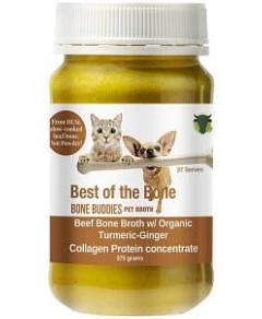 BEST OF THE BONE Bone Buddies Pet Bone Broth Beef Concentrate with Organic Turmeric-Ginger 375g