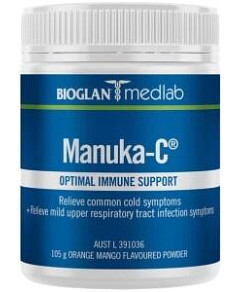 BIOGLAN MEDLAB Manuka-C Orange Mango 105g