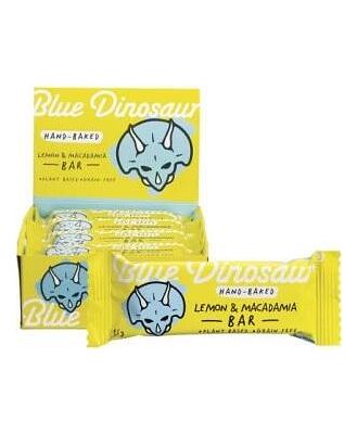 Blue Dinosaur Hand-Baked Bar Lemon & Macadamia 12x45g