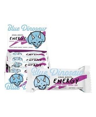 Blue Dinosaur Hand-Baked Energy Bar Caramel Choc Chunk 12x45g