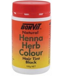 Bonvit Henna Powder Black Hair Tint 100g