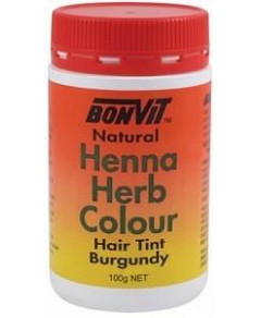 Bonvit Henna Powder Burgundy Hair Tint 100g
